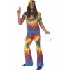 Színes hippi férfi jelmez  