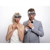 Menyasszony és Vőlegény feliratú szemüveg pálcán fotózáshoz (2 db)