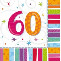 Születésnapi szalvéta - 60